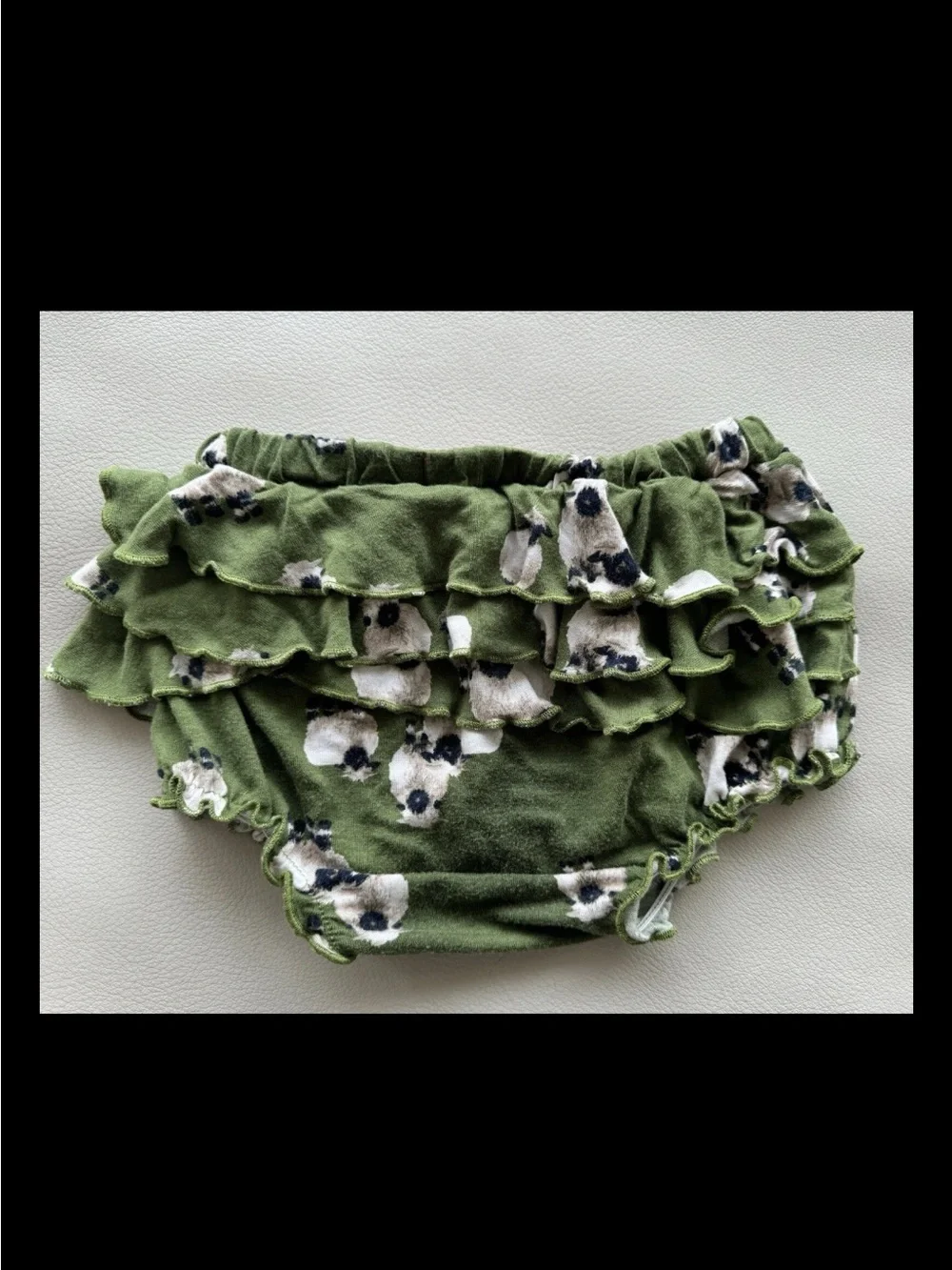 LOT Milkbarn Baby Bamboo Ruffle Butt Bloomers 6-12 Months $78